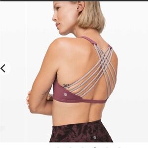 Lululemon Free To Be *Wild Bra Plumful/Smoky Blush Size 6